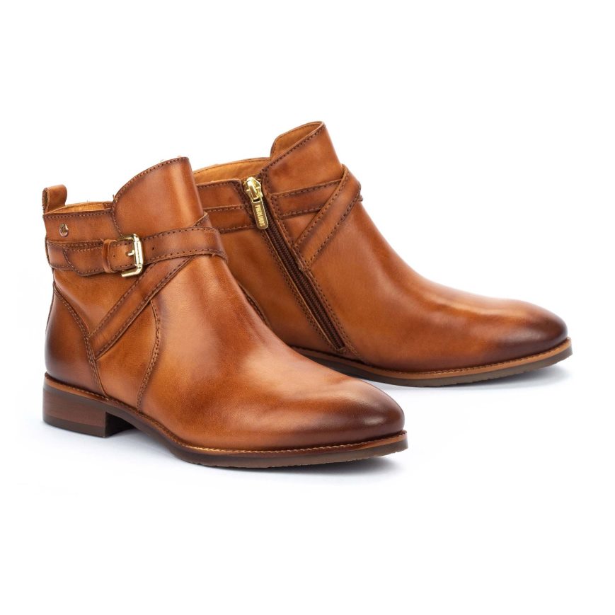 Women's Pikolinos ROYAL Ankle Boots Brown | NZ BQ8192A